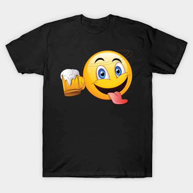Drunk Emoji T-Shirt by EmojiMan